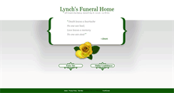 Desktop Screenshot of lynchsfuneralhome.ca