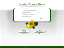 Tablet Screenshot of lynchsfuneralhome.ca